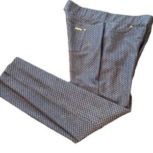 Michael Kors Jeans Blue and White Print Pull on  Size M